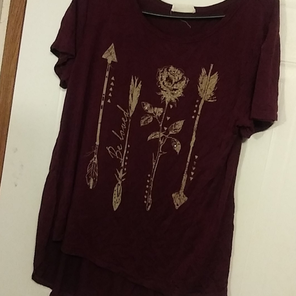 Burgundy Blouse